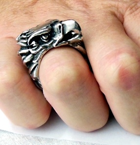 Anel Motoqueiro Aguia