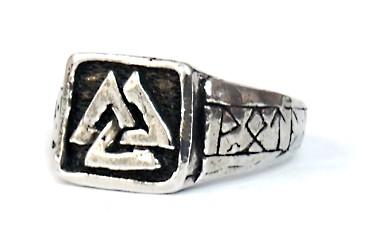 Anel Valknut - Anel N�rdico - Mj�lnir