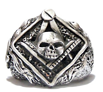 Anel Ma��nico: Caveira