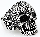 Anel Caveira Tatuada
