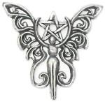 Pingente pentagrama Deusa