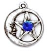 Pingente pentagrama wicca