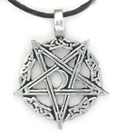 Colar Pentagrama invertido Lua