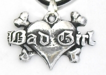 	Colar Cora��o Bad Girl