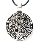 Colar Medalha Ying-yang