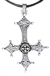 Colar Crucifixo Medieval - Invertido