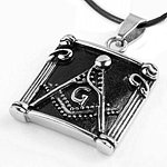 Colar Esquadro E Compasso Com Colunas