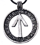 Colar Runa Tyr vazado