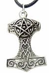 Colar Martelo de Thor Pentagrama