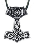 Colar Martelo de Thor Cruz