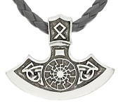 Pingente  Machado De Batalha  Loki Odal