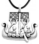  Pingente Drakkar Barco Viking  Navio