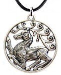  Pingente Veado M�tico Celta Viking N�rdico 