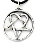 Pingente Pingente Heartagrama  pequeno