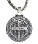 Corrente Medalha S�o Bento 3cm