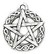 Colar pentagrama wicca