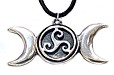 Colar Triluna com Triskle