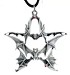 	Colar Morcego Pentagrama