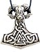 Colar Martelo De Thor N�rdico Viking Ram 