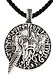  Pingente  N�rdico Deus Odins Corvos Viking 