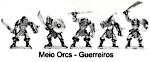 Meio Orcs Guerreiros - miniaturas rpg