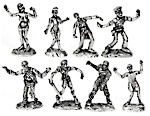 Zombies miniaturas rpg