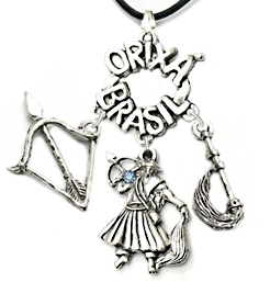 oxossi - colar berloque Orix�