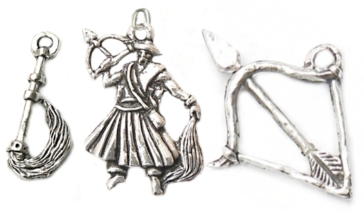 berloque oxossi  e seus s�mbolos