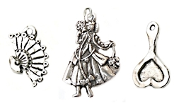 Berloques - Oxum e simbolos