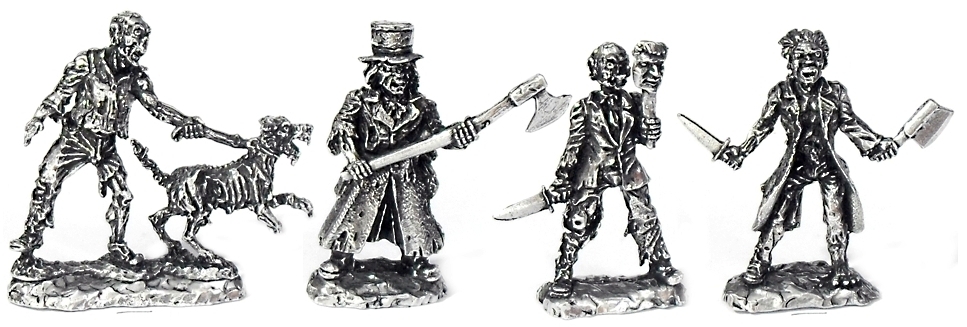 Zombies - lote de miniaturas rpg