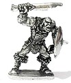 miniatura rpg Meio Orc Capit�o