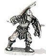 miniatura rpg Meio Orc Advancando