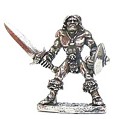 miniatura rpg Barbarian Espada e Escudo