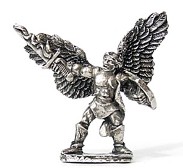 miniatura rpg Anjo com espada de fogo