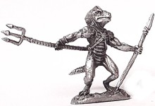 miniatura rpg Troglodita Tridente 