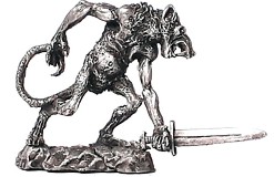 miniatura rpg Homen Rato Licantropo 