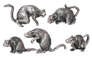   Ratos Atrozes lote com 5 rato gigantes rpg